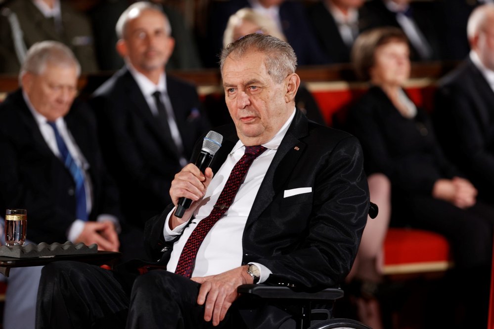 Udílení státních vyznamenání: Prezident Miloš Zeman