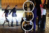 Odchody z Hradu: Líbačka Válka, Babiš ruku v ruce s Monikou, Svěrák i Topolánek a Nečas