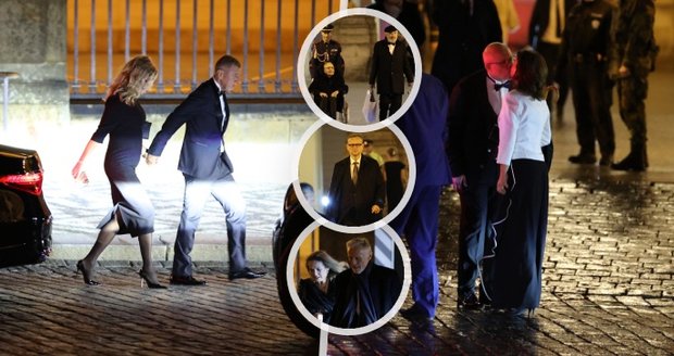 Odchody z Hradu: Líbačka Válka, Babiš ruku v ruce s Monikou, Svěrák i Topolánek a Nečas