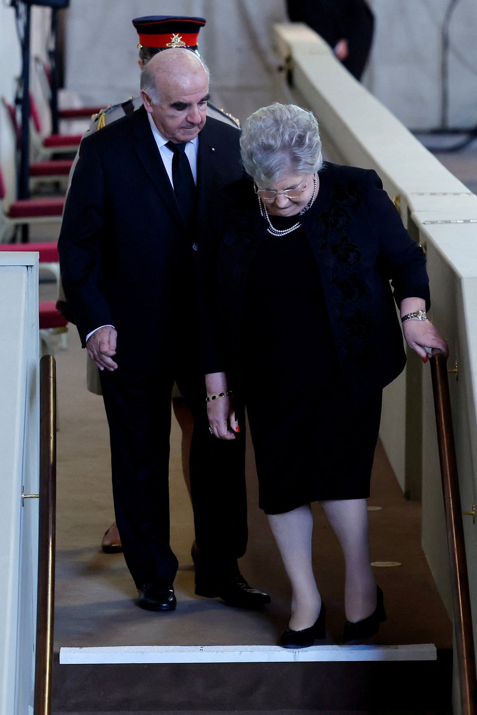 Prezident Malty George Vell s manželkou