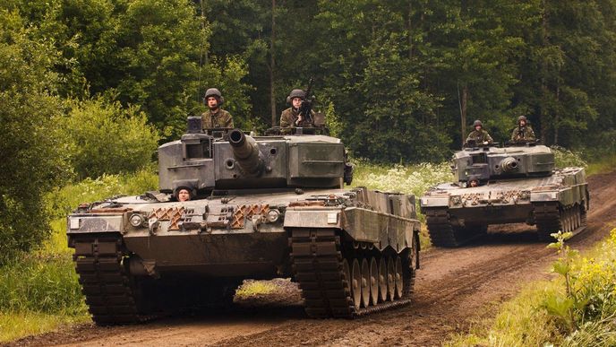 Stávající tank německé armády Leopard 2