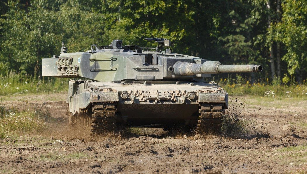 Stávající tank německé armády Leopard 2