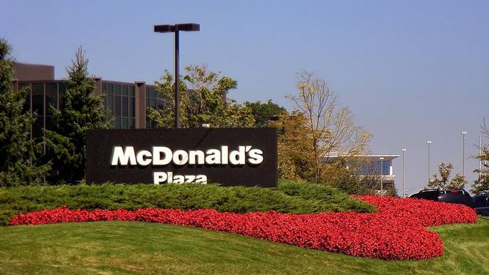 Stávající ústředí McDonalds