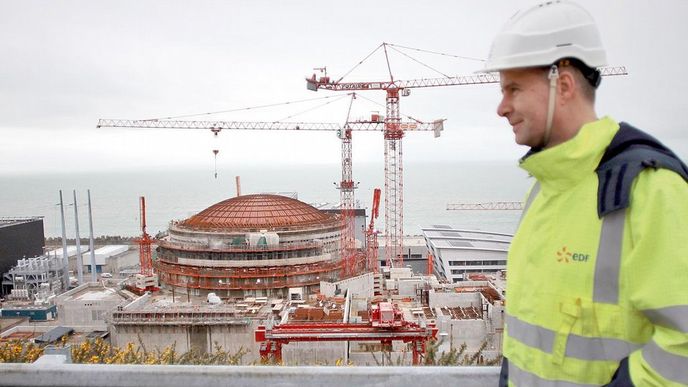 Stavba francouzské jaderné elektrárny Flamanville