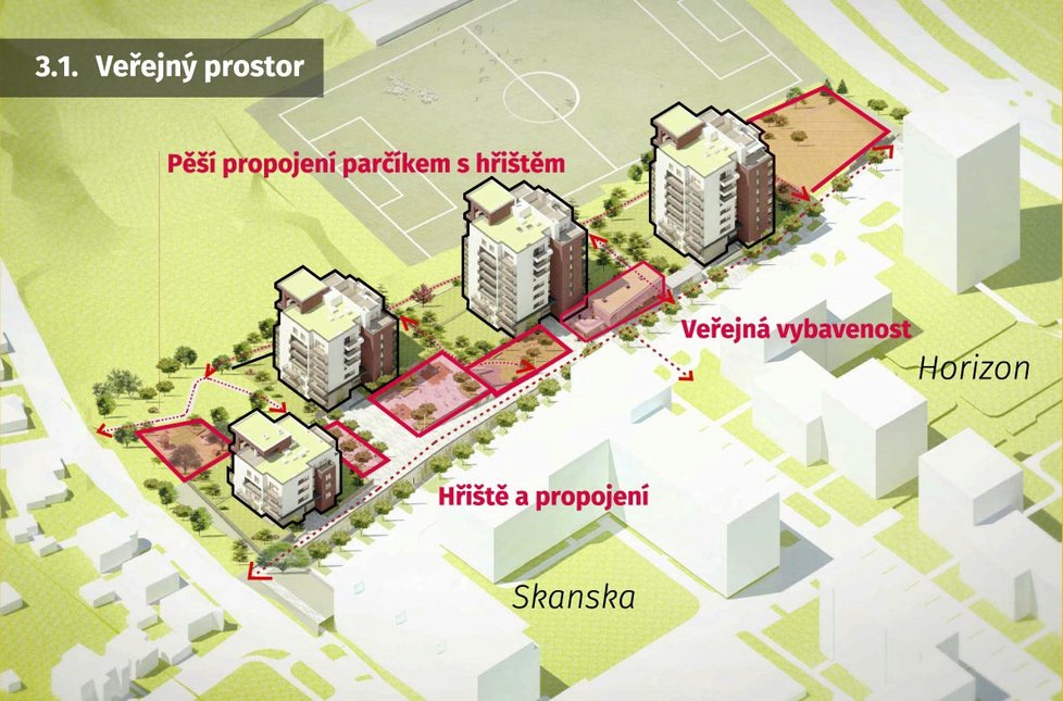 Praha 12 zve obyvatele na veřejné projednání nového bytového projektu v Modřanech.