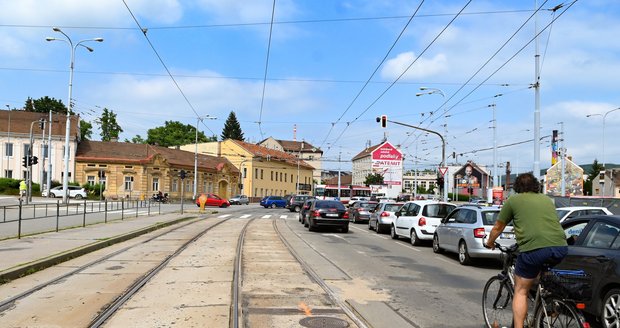 Dopravu v Brně omezuje stavba městského okruhu.