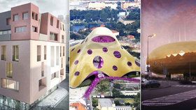 Chobotnice, Maršmeloun, Zlaté vejce: Znáte návrhy architektů, které rozdělily Prahu?