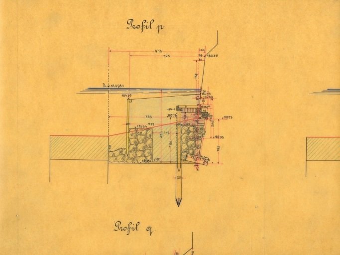 Grafické zpracování ze stavebního deníku z roku 1891