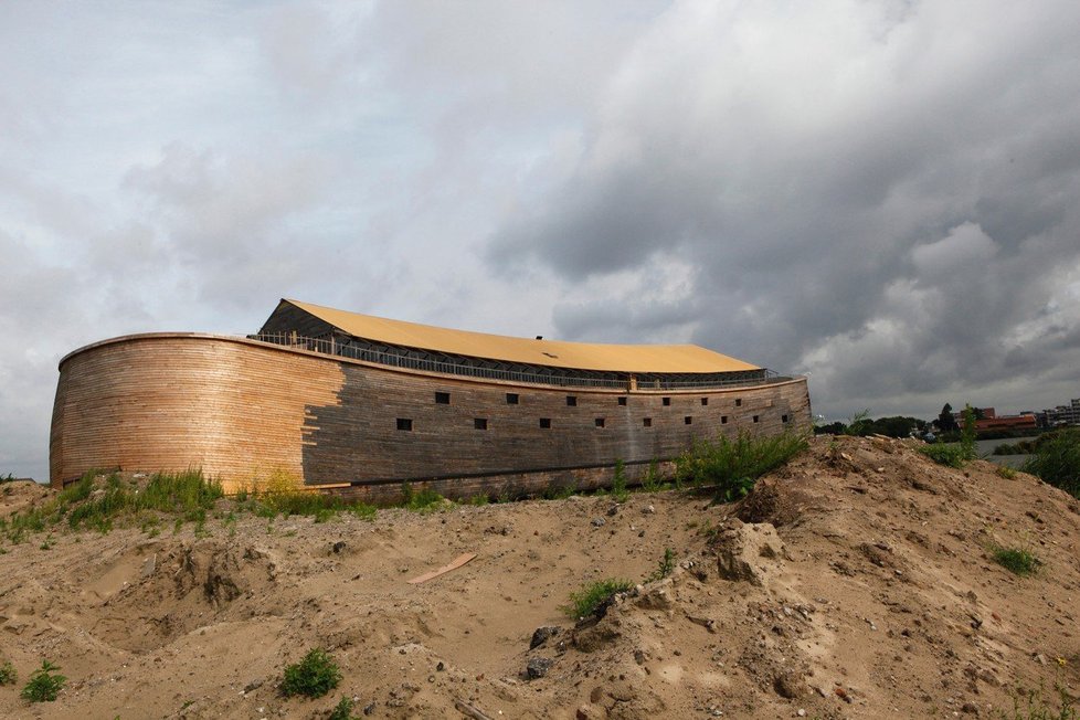Holandský konstruktér postavil repliku Noemovy archy.
