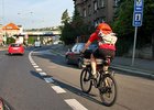 Po pražských cyklostezkách projelo dnes sedmkrát víc cyklistů