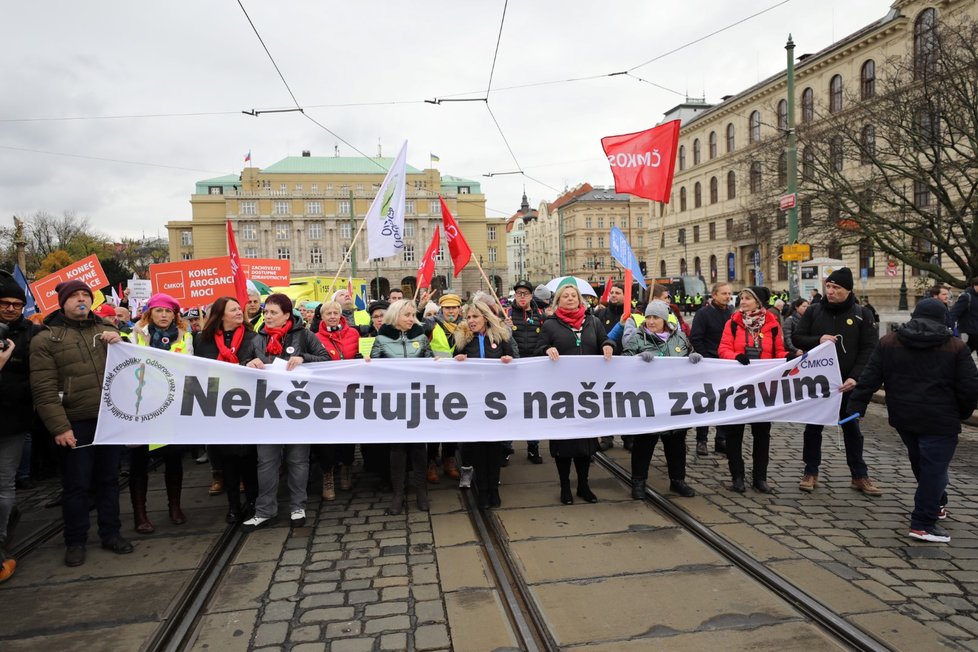 Stávka v ČR (27. 11. 2023)