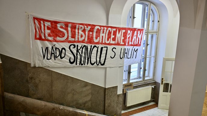 Okupační stávka za klima 2023 v Praze