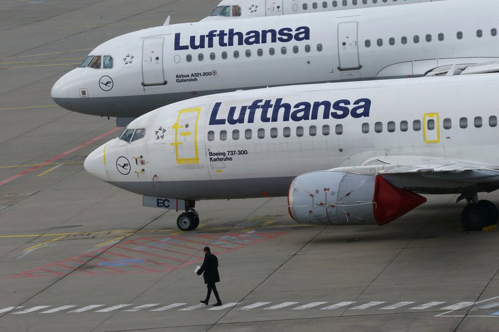 Lufthansa se potýká už druhý den se stávkou, během dvou dnů ruší na 1900 spojů.