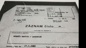 Záznam ze spisu StB, Oto Klempíř