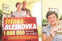 Drahuše (79) v červnu vyhrála ve Štědré Bleskovce: Milion rozdělila na 3 díly! Sama zatím neutratila ani korunu