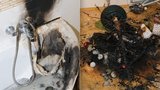 Vánoční požáry v Praze: Stromek chytil od prskavky, při pouštění skořápek „zapálili” vanu