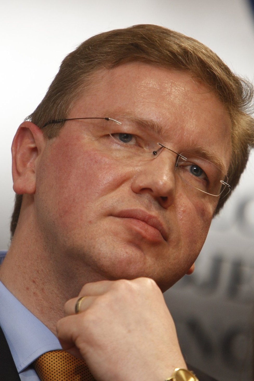 Štefan Füle, bývalý eurokomisař pro rozšíření a politiku sousedství