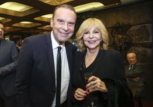 Štefan Margita a Hana Zagorová na premiéře dokumentu o Štefanovi