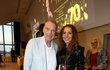 Oslava 70. narozenin Štefana Margity: Olga Lounová s oslavencem Oslava 70. narozenin Štefana Margity: Olga Lounová s oslavencem