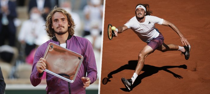 Řecký tenista Stefanos Tsitsipas dostal chvíli před finále French Open smutnou zprávu.