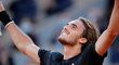 Stefanos Tsitsipas je poprvé v semifinále French Open