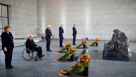 Němečtí státníci si v Berlíně připomínají výročí 75 let od konce 2. světové války (8. 5. 2020).