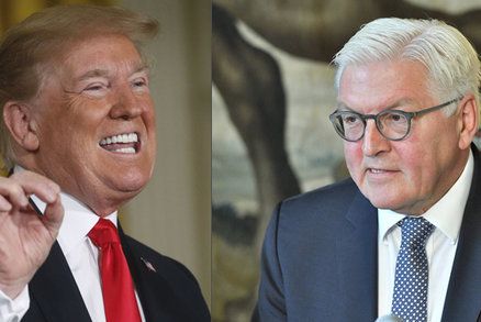 Svět není boxerský ring. Německý prezident varoval Trumpa před ničením vztahů s EU