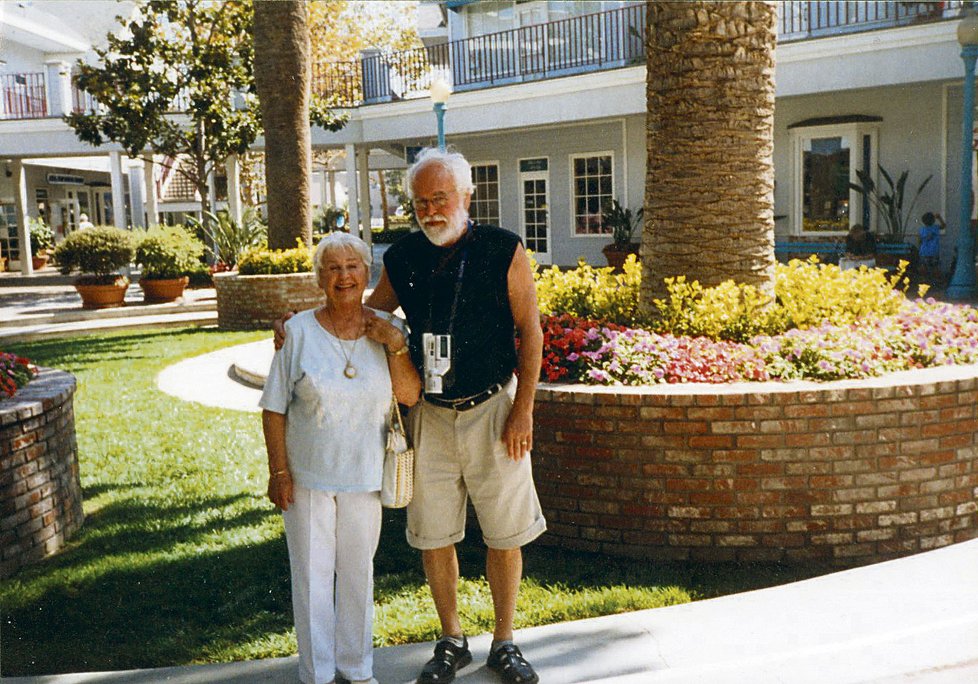 Stella a Magdin manžel Pavlík v Kalifornii v roce 2004
