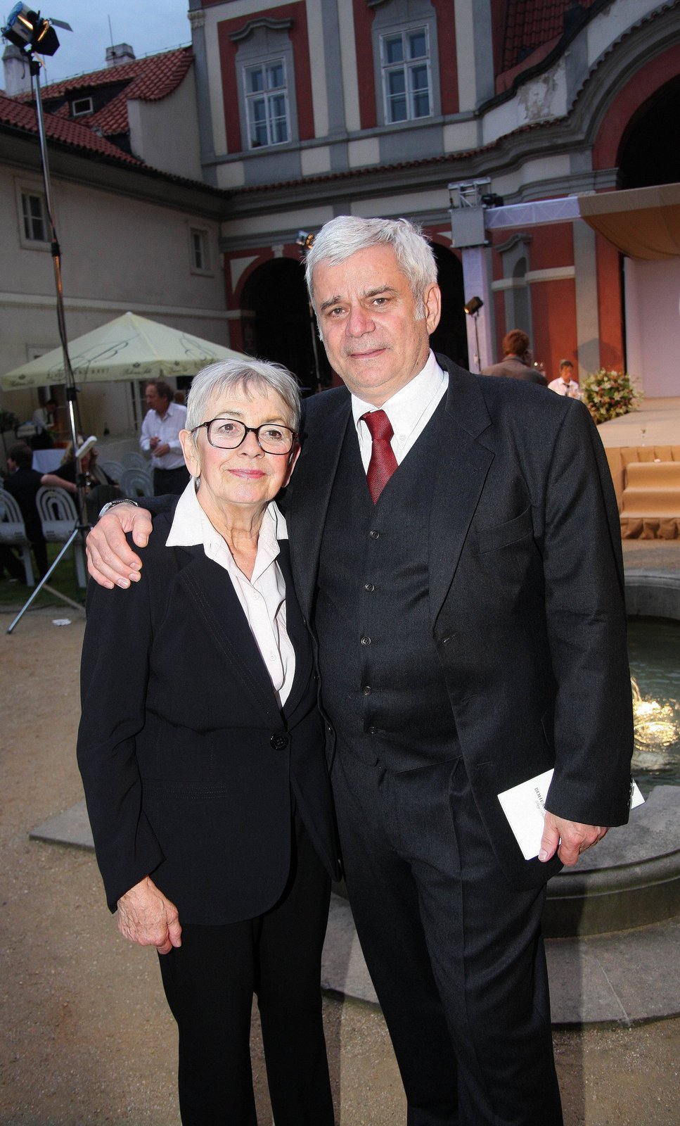 Petr Štěpánek s manželkou Vlastou Janečkovou
