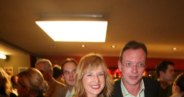 Moderátorka Štěpánka Duchková se svým přítelem, majitelem mediální agentury Janem Hruškou.