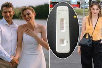 Štěpánka Fingerhutová pár měsíců po svatbě: Ukázala pozitivní test