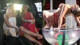 Nejznámější česká burleska Stephanie van der Strumpf v limuzíně Blesku: Neměla jsem ani na chleba!