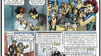 Steven Hawking a jeho život v českém komiksu: Od narození po setkání s Homerem Simpsonem