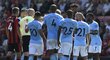 Záložník Manchesteru City Raheem Sterling rozhodl zápas v Bournemouthu, pak byl ale vyloučen za oslavu