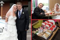 Hodně "tučná" svatba: Hostina ve fastfoodu je stála jen 4500 Kč!