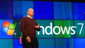 CEO Microsoftu Steve Ballmer představil v Las Vegas Windows 7 Beta