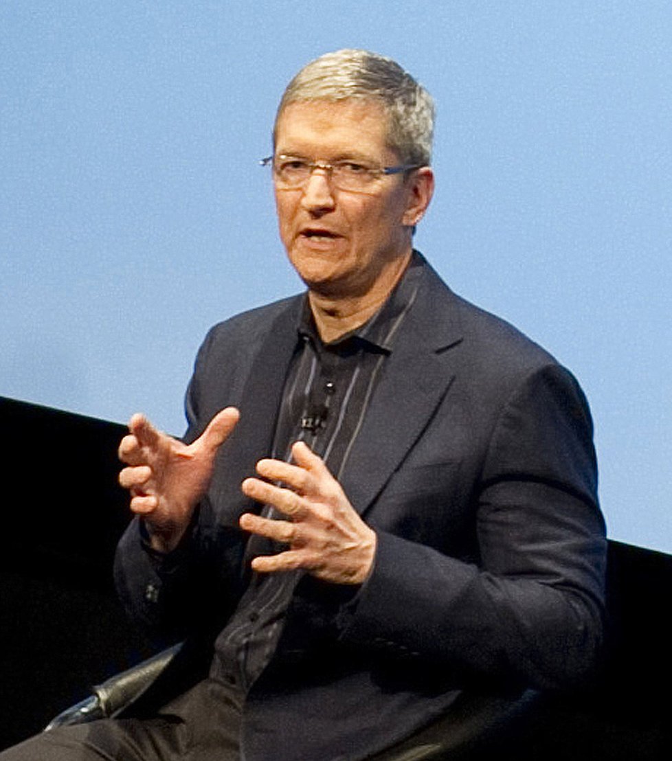 Tim Cook se stal šéfem Applu po Stevu Jobsovi.