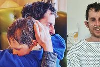 Táta porazil koronavirus: Po 15 dnech na JIPce se setkal s milovanými dětmi