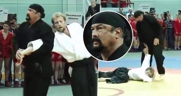 Steven Seagal se pořádně ztrapnil v Moskvě.