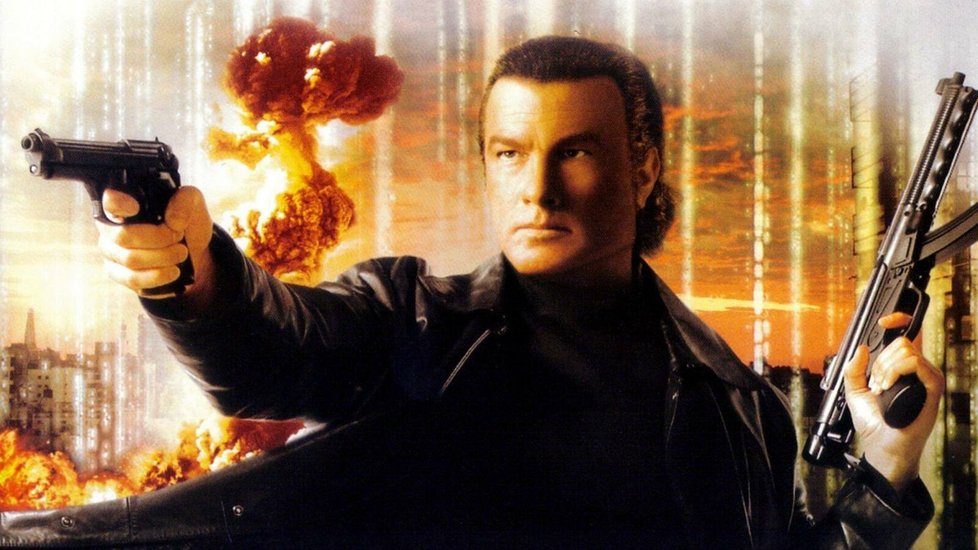 Akční hvězda 90. let Steven Seagal.