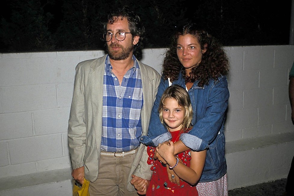 Steven Spielberg s malou Drew Barrymore