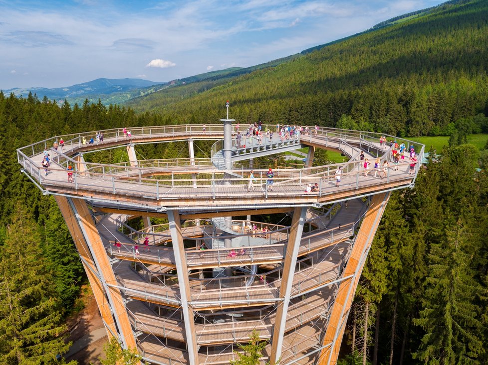 Stezka korunami stromů, Krkonoše