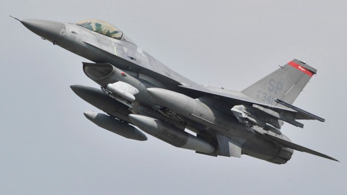 Stíhačka F-16 amerického letectva