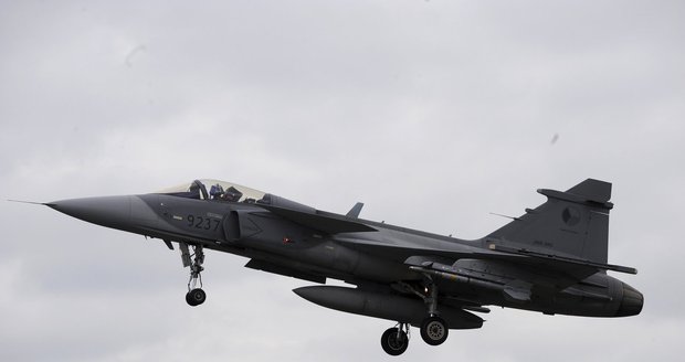Švédsko ve čtvrtek vyslalo své stíhačky ke dvěma ruským vojenským letounům. (Ilustrační foto)