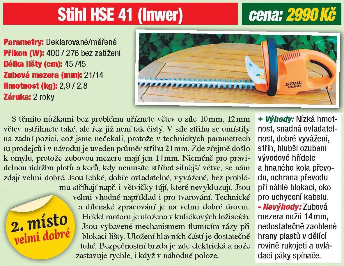 Stihl HSE 41