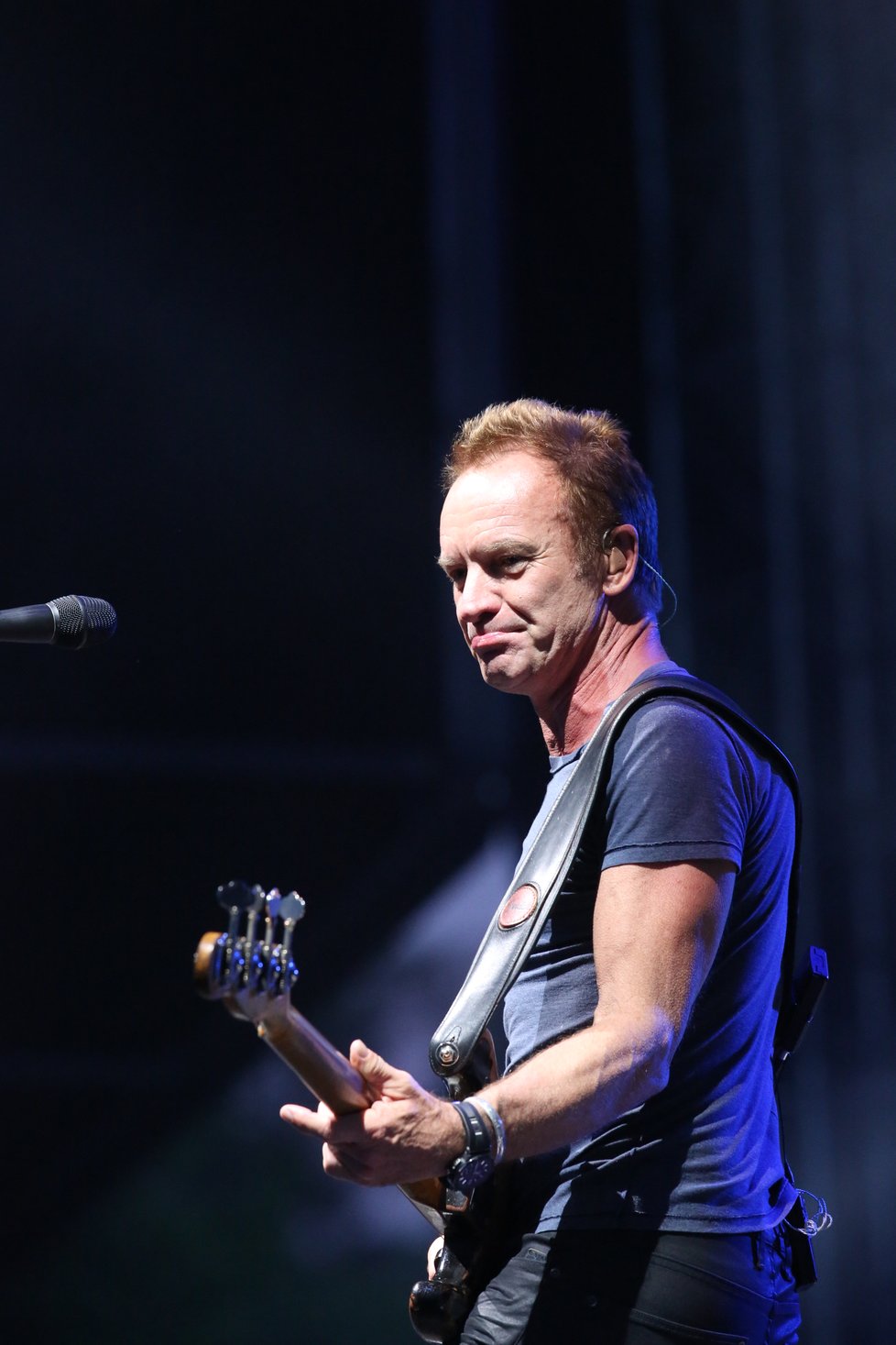 Zpěvák Sting vystoupil na festivalu Metronome.