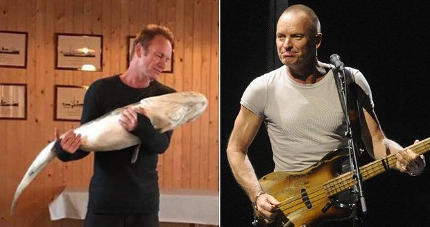 Relax před koncertem v Česku: Sting byl rybařit!