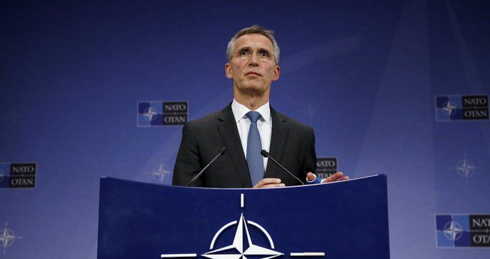 Jens Stoltenberg, tajemník NATO, po mimořádném jednání svolaném Tureckem