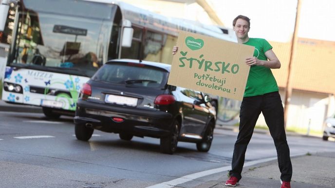 Stopař má namířeno na dovolenou do Štýrska