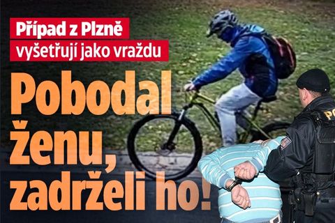 Cyklista měl v Plzni pobodat ženu: Zadrželi ho!